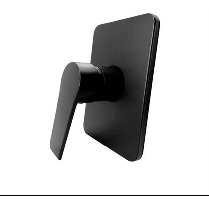 Monocontrol Ducha Rectangular Negro Mate