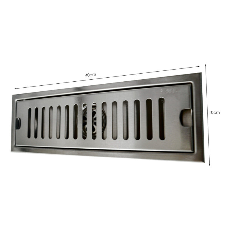 Rejilla Para Baño 40x10 Cm