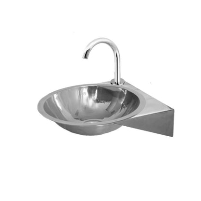 Lavamanos Para  Valvula Llave  Pedal En Acero 40x42