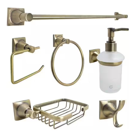 Juego De Accesorios Para Baño X6 Piezas Xcaret