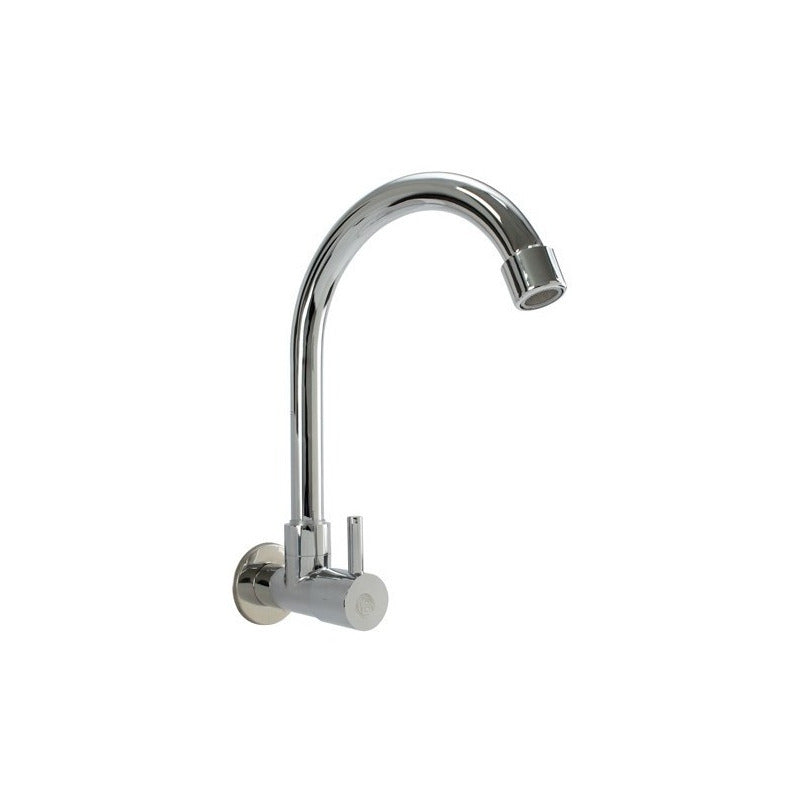 Llave Lavaplatos-lavamanos Para Pared En Bronce