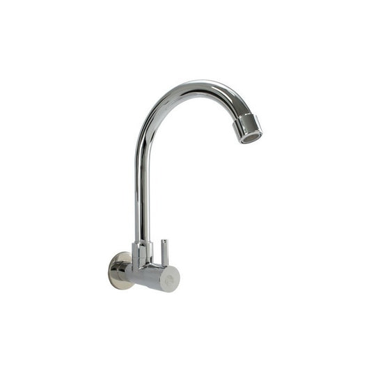 Llave Lavaplatos-lavamanos Para Pared En Bronce