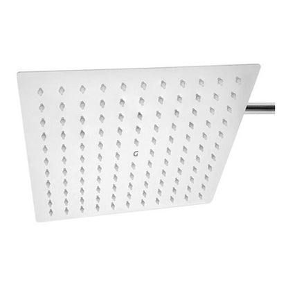 Regadera Cuadrada En Acero Inoxidable De 10 Pulgadas