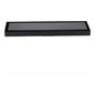 Rejilla De Piso Invisible Negro Mate 30 X 10cm