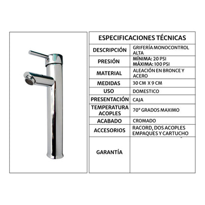 Combo Lavamanos Canoa+griferia Monocontrol+push+sifon Gf4