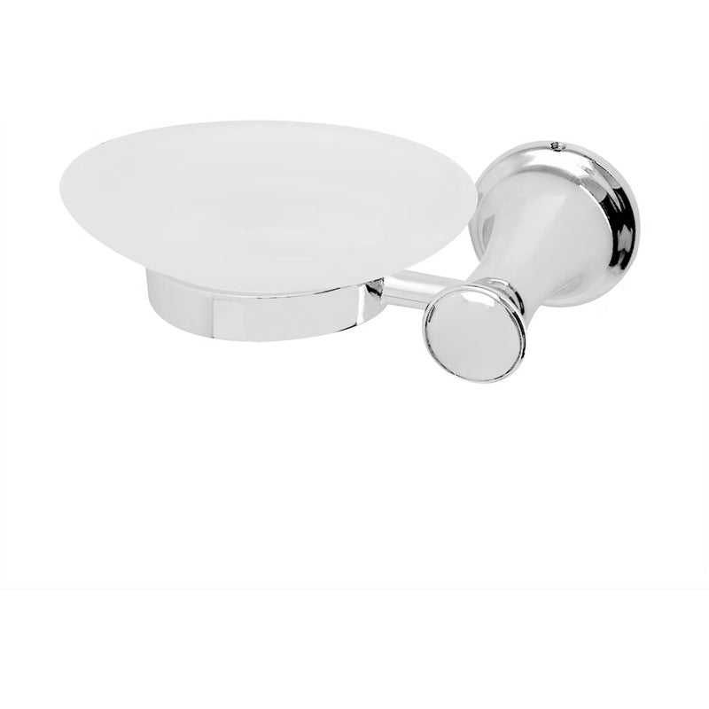 Jabonera Para Baño Base Circular Curva