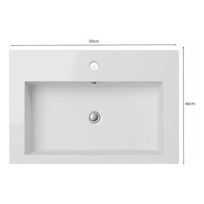 Placa De Lavamanos Blanco 60*46cm