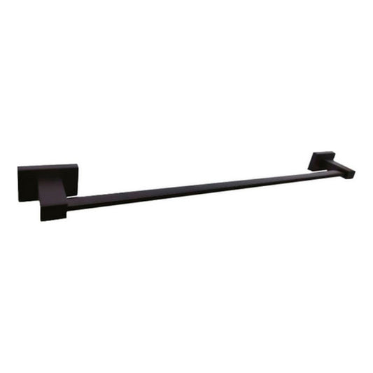 Toallero Barra De 52cm Negro Mate
