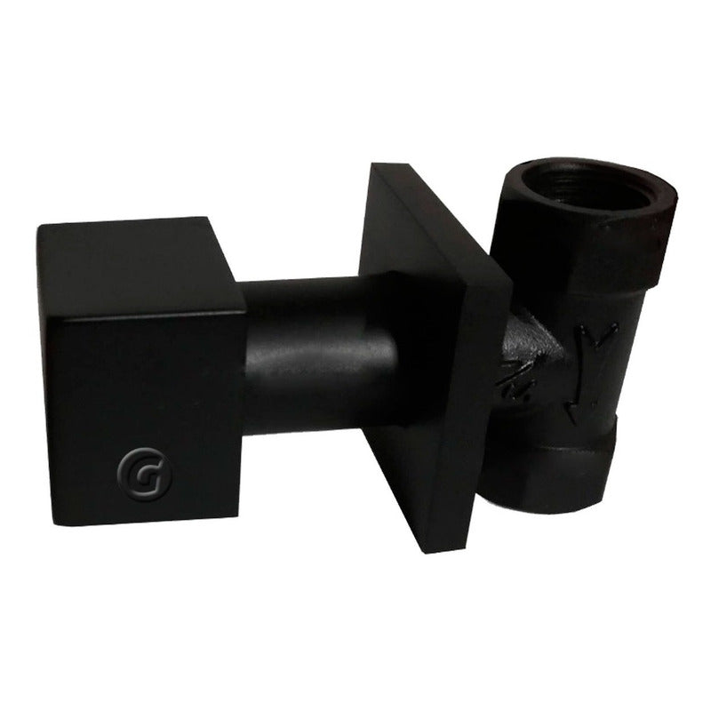 Registro Cuadrado Para Ducha Color Negro