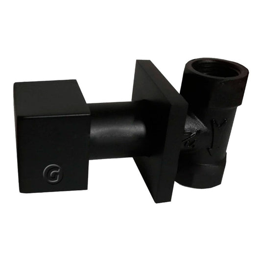 Registro Cuadrado Para Ducha Color Negro