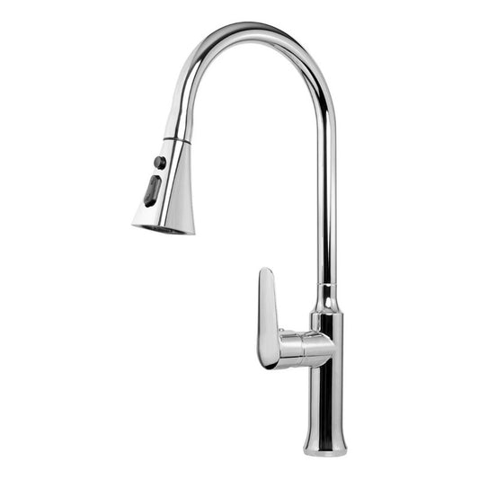 Griferia Monocontrol Lavaplatos Zinc Plateada Cromada 2