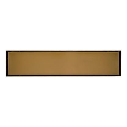 Rejilla De Piso Invisible 60*10cm Acero Rose Gold