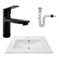 Kit Placa Lavamanos 61*40cm+griferia Monocontrol+push Flex21
