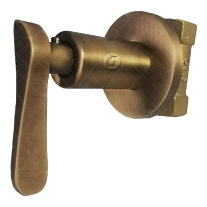 Ducha Circular Con Tubo A Pared Y Registro Cobre Antiguo