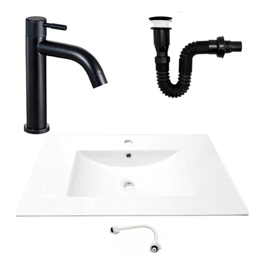 Combo Placa Lavamanos 81*46,5cm+grifo Agua Fria+push Negro4