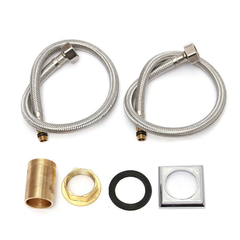 Griferia Monocontrol Cuadrado Poste Alto Cuello Largo