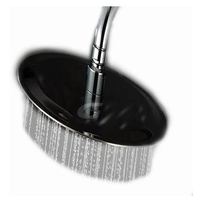 Ducha Regadera Metálica 30 Cm Redonda Lujo, Kit Con Tubo