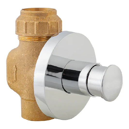Valvula De Sanitario Metalica Tipo Push