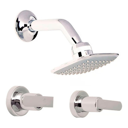 Kit Mezclador Ducha 8 Con Regadera Piana Cromada
