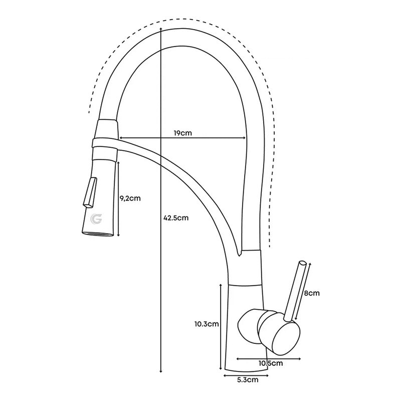 Combo Lavaplatos 77*45cm+griferia Lvp Oro Gourmet+acc
