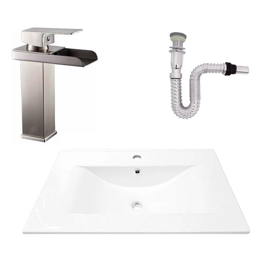 Kit Placa Lavam. 71*46.5cm+griferia Monocontrol+push Flex14