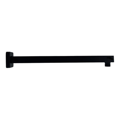Tubo De Ducha Negro Cuadrado