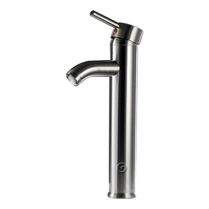 Monomando Lavamanos + Desagüe Níquel Satin