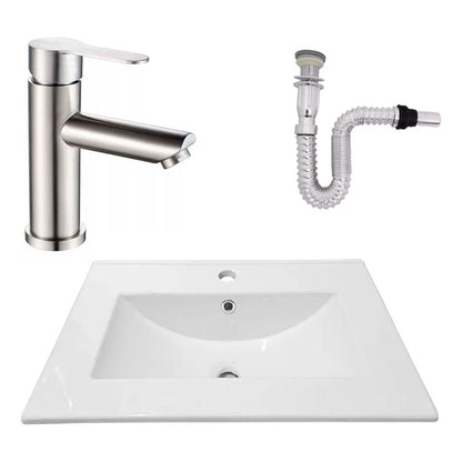 Kit Placa Lavam. 61*46.5cm+griferia Monocontrol+push Flex19