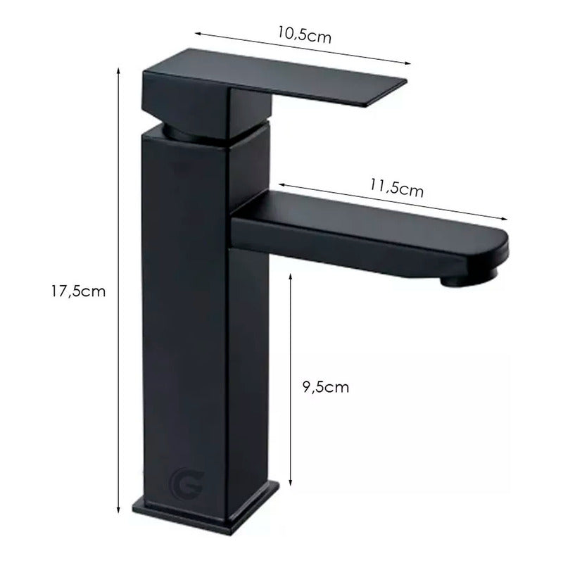 Kit Placa Lavamanos 41cm+griferia Monocontrol+push Flex28