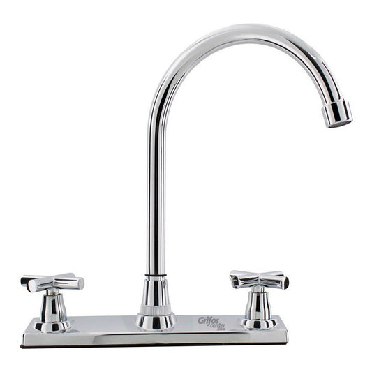 Mezclador De Lavaplatos Cuerpo Bronce