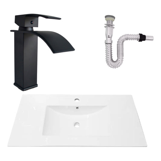 Kit Placa Lavaman.91*46.5cm+griferia Monocontrol+push Flex22