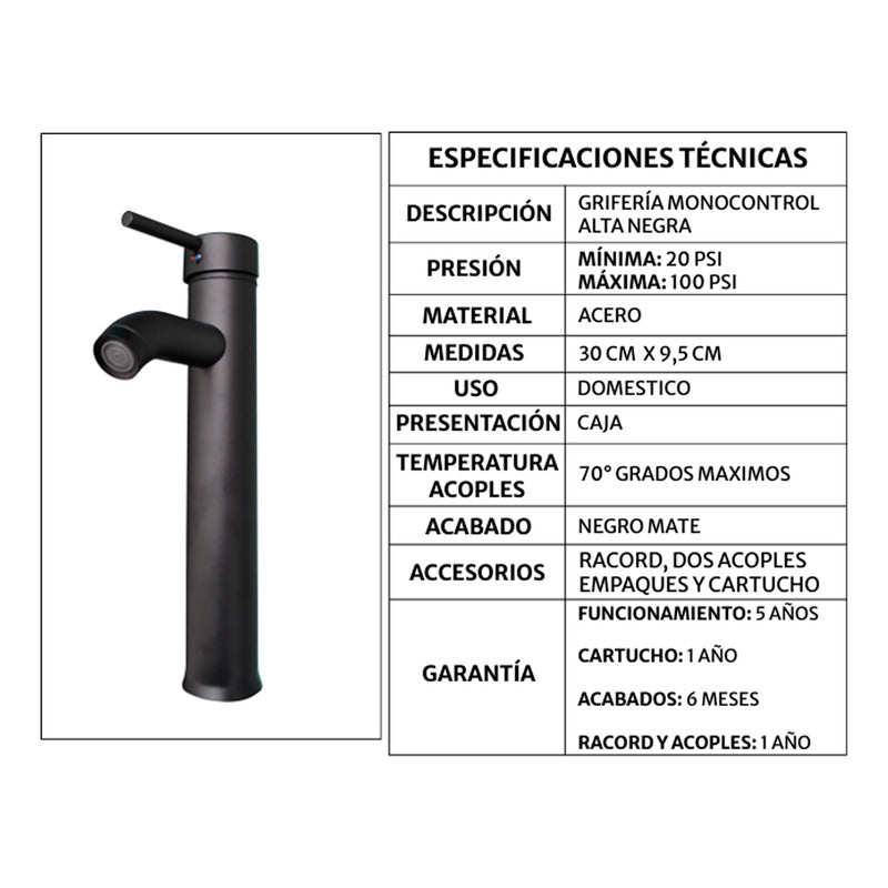 Combo Lavamanos Canoa + Grif.monocontrol + Push Y Sifon Ng2