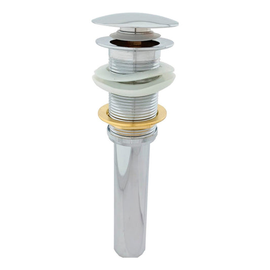 Desague De Push Sin Rebose En Bronce Tipo Hongo