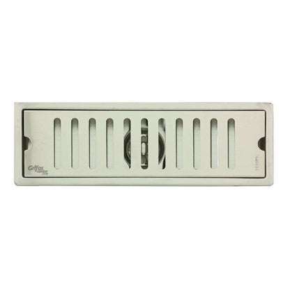 Rejilla Rectangular 30 Cm Ladrillo En Acero 304