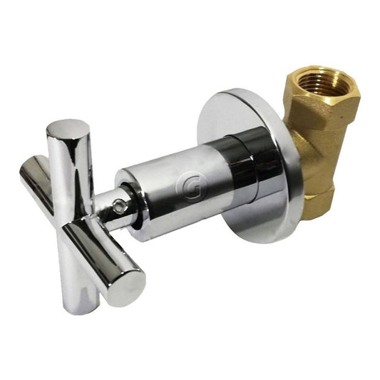 Registro Metalico Para Ducha En Cruz